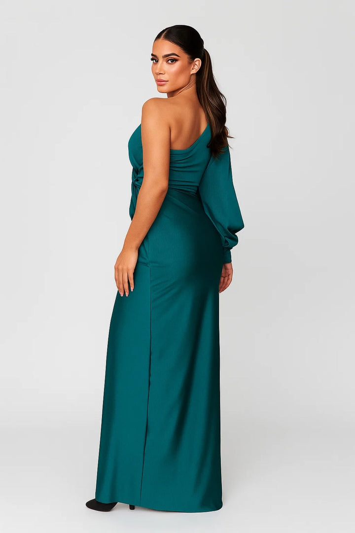 Elegante One Shoulder Maxi Jurk