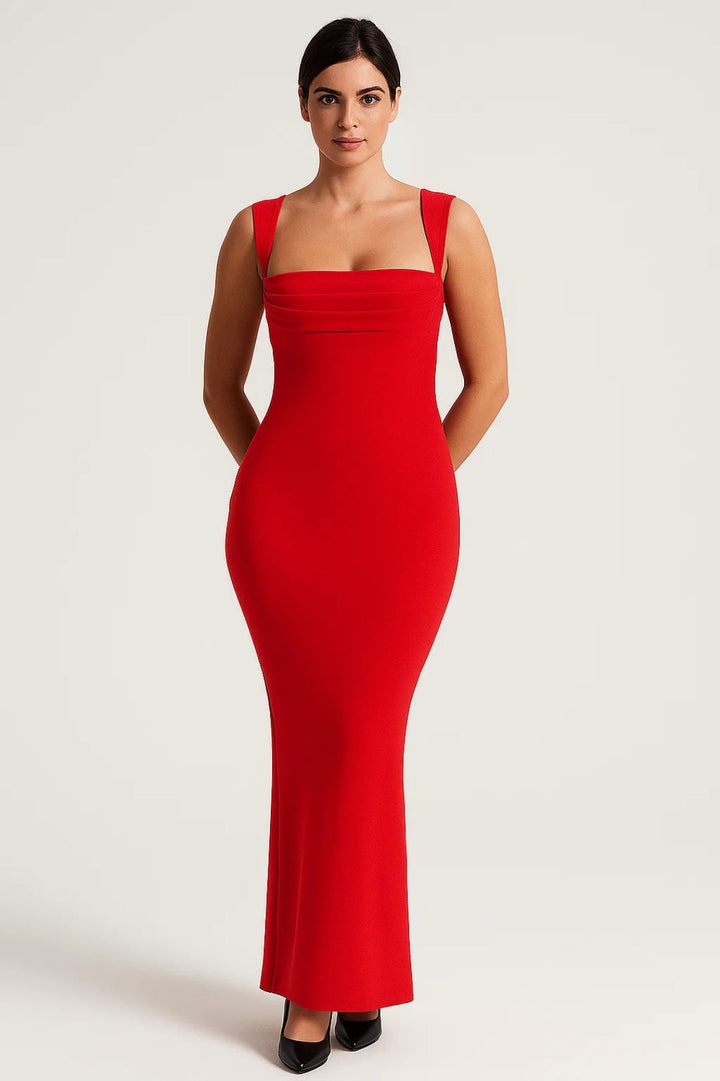 Zwarte Elegante Bodycon Maxi Jurk