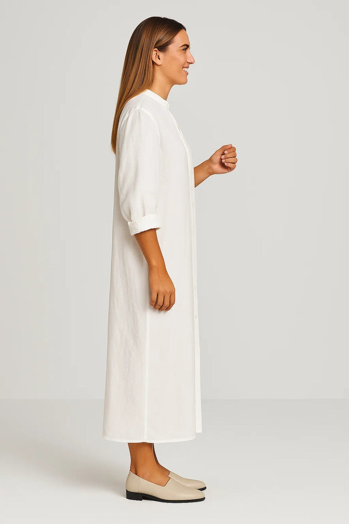 Witte Oversized Maxi Jurk