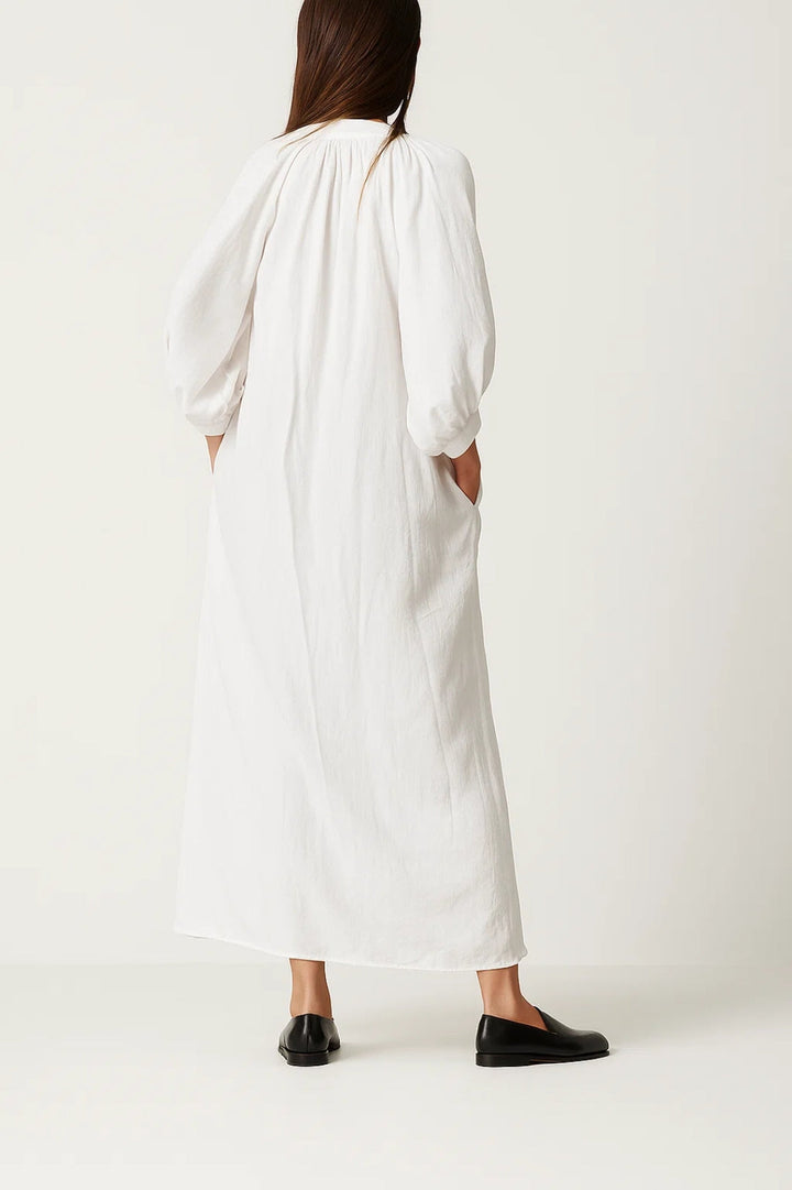 Witte Oversized Maxi Jurk