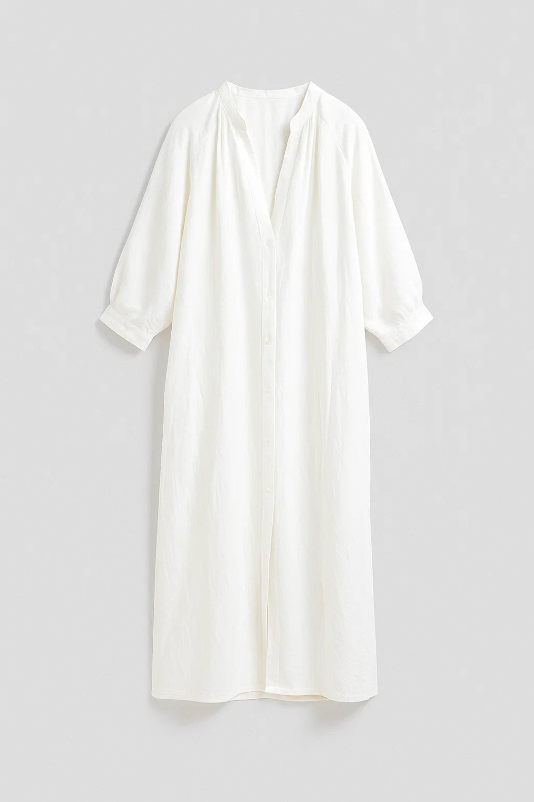 Witte Oversized Maxi Jurk