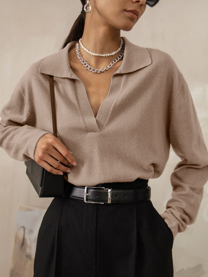 Liene | Elegante Gebreide Sweater - Zacht, Verfijnd en Comfortabel