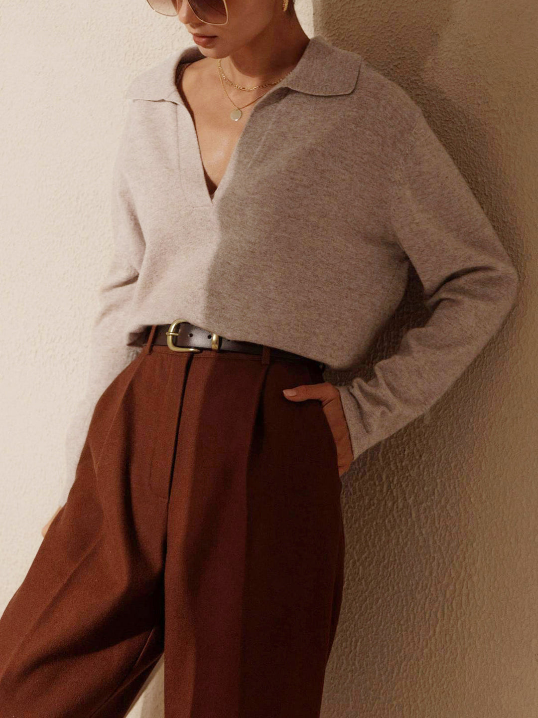Liene | Elegante Gebreide Sweater - Zacht, Verfijnd en Comfortabel