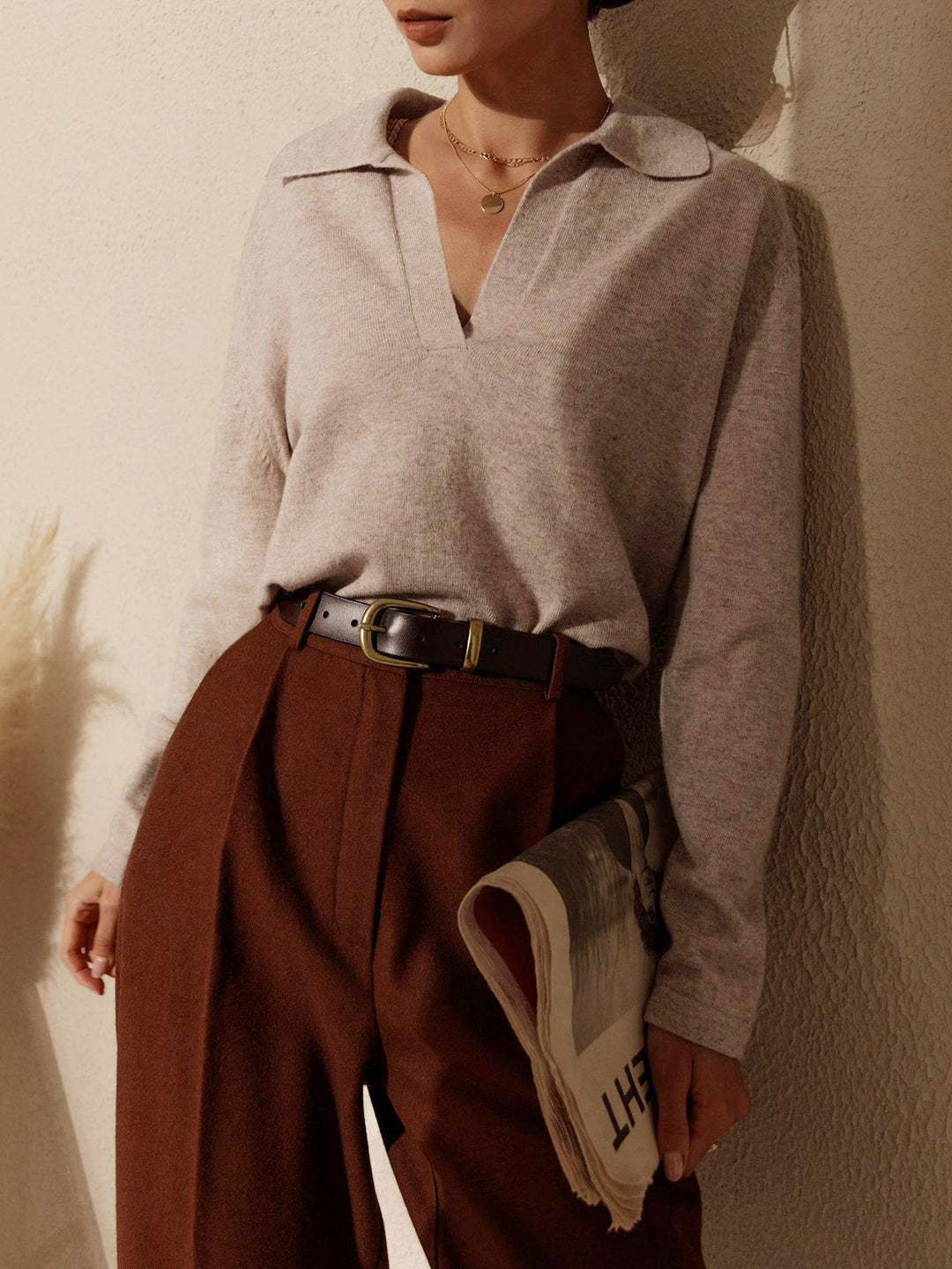 Liene | Elegante Gebreide Sweater - Zacht, Verfijnd en Comfortabel