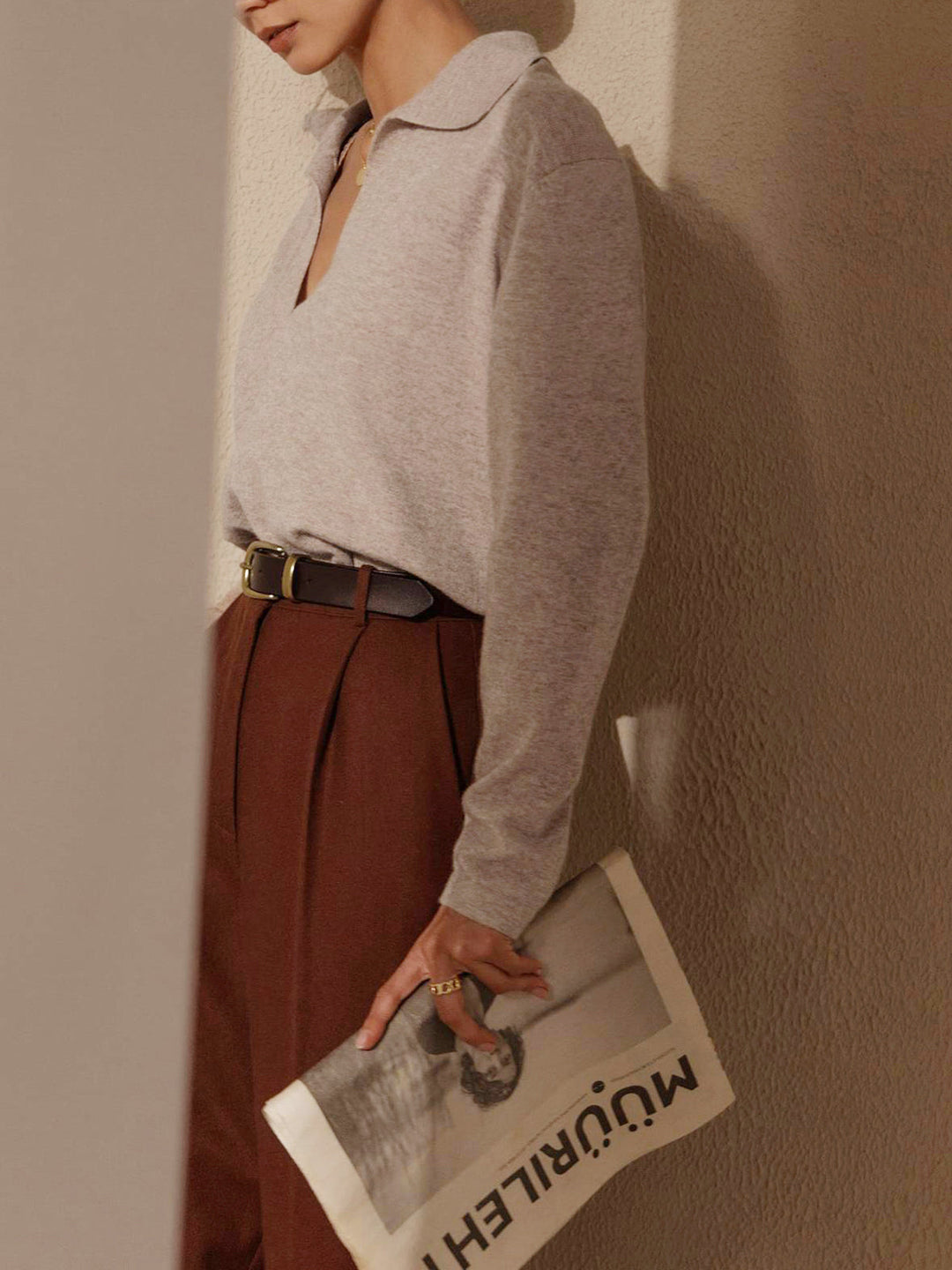 Liene | Elegante Gebreide Sweater - Zacht, Verfijnd en Comfortabel