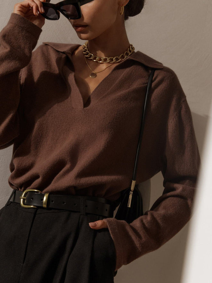 Liene | Elegante Gebreide Sweater - Zacht, Verfijnd en Comfortabel