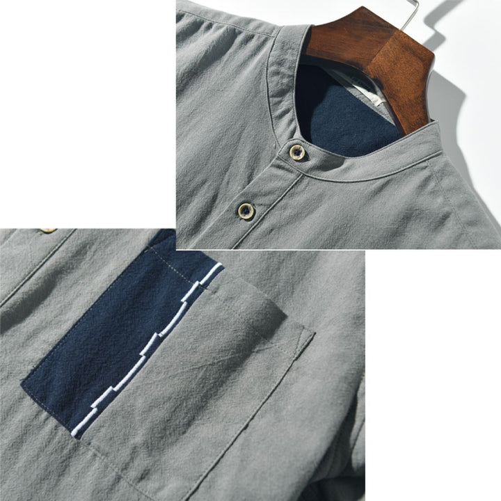 Saint Morris Luchtige Linnen Shirt