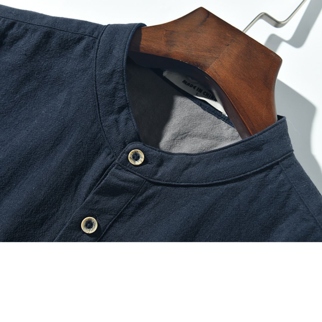 Saint Morris Luchtige Linnen Shirt
