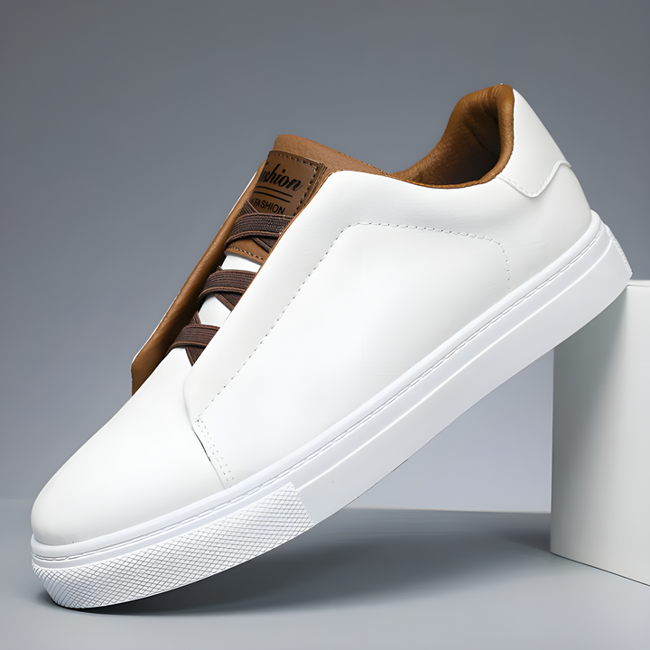Boaz™ Stijlvolle Leren Sneakers