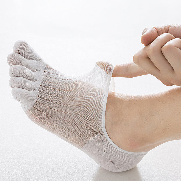 Onzichtbare Ademende Antislip Tenen Sokken