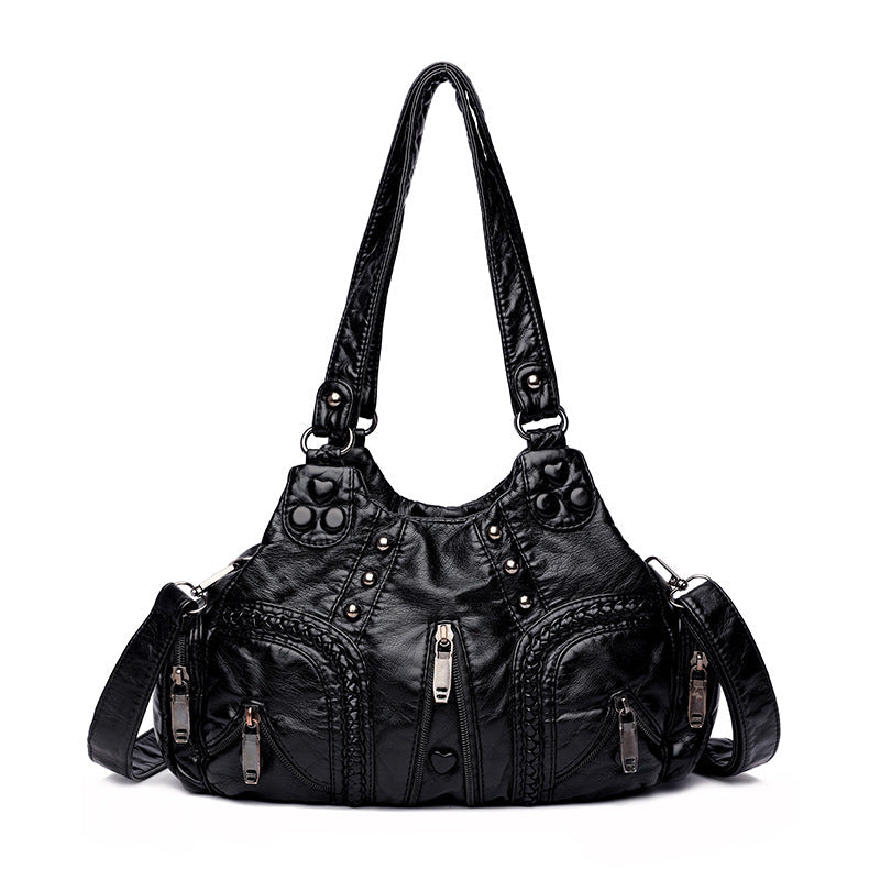 Hana Leren Boho Tas