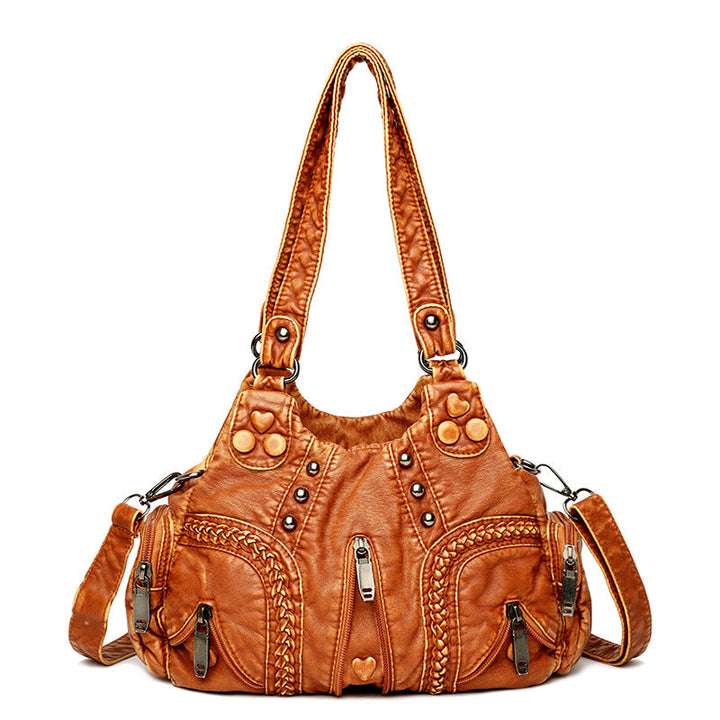 Hana Leren Boho Tas