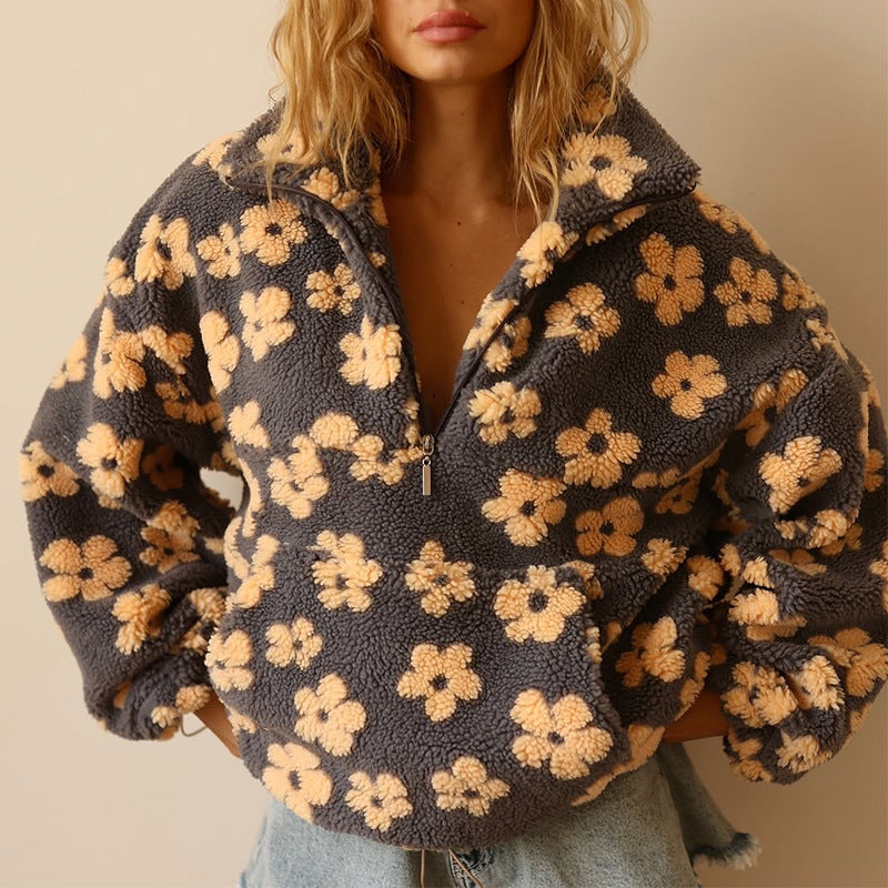 Daisy | Fleece Warme Bloem