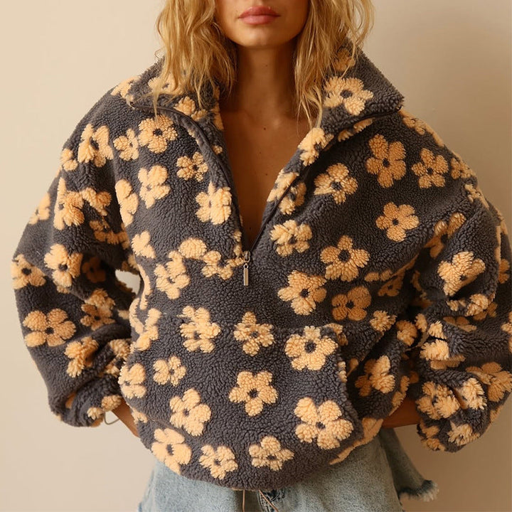 Daisy | Fleece Warme Bloem