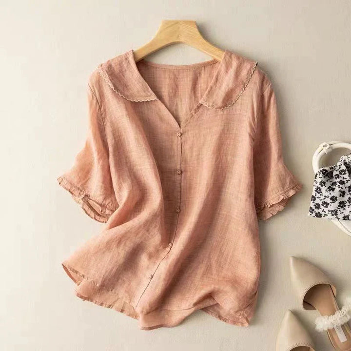 Lena Linnen Blouse