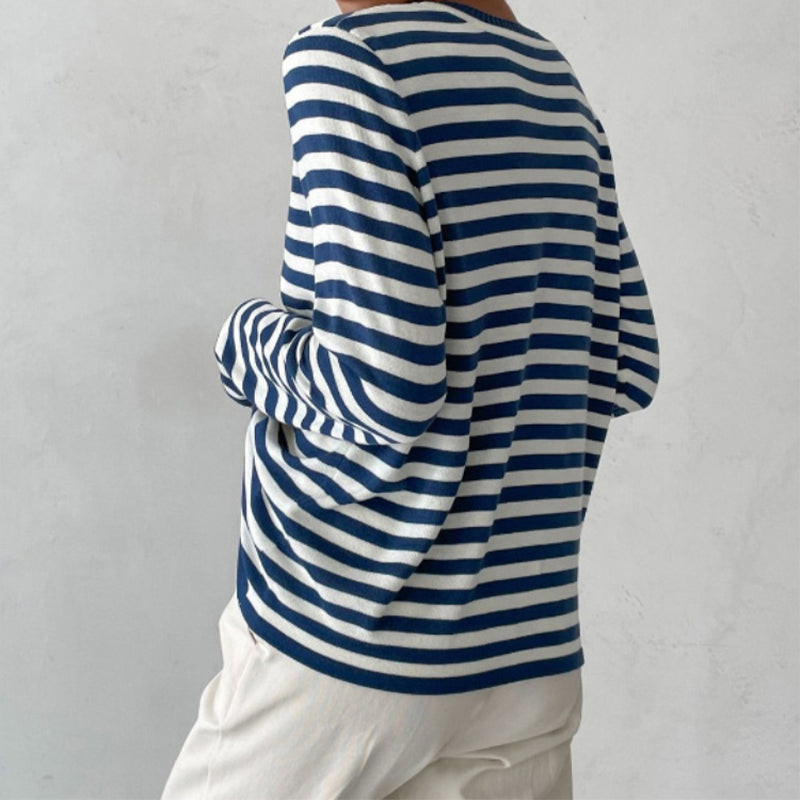 Elin – Gestreepte Sweatshirt Dames