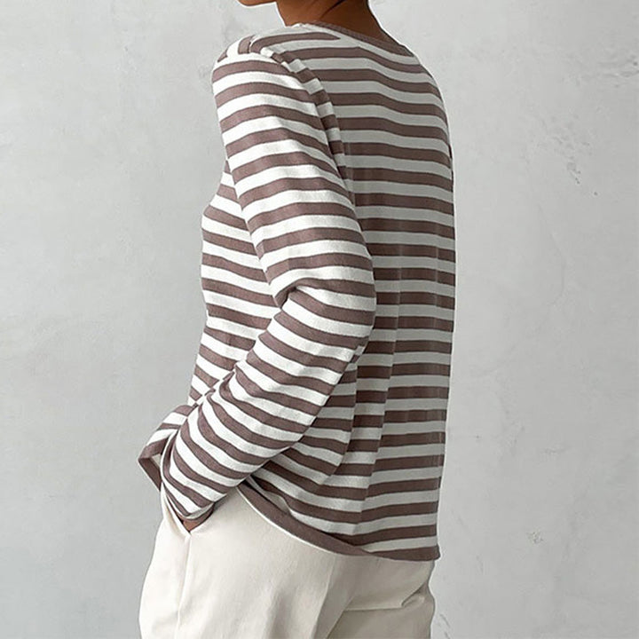 Elin – Gestreepte Sweatshirt Dames