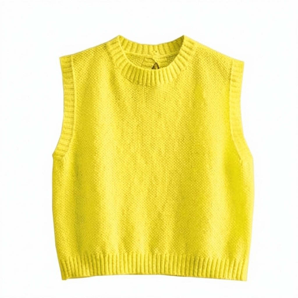 Marylou | Gebreide Zomertop met Open Rug voor Dames