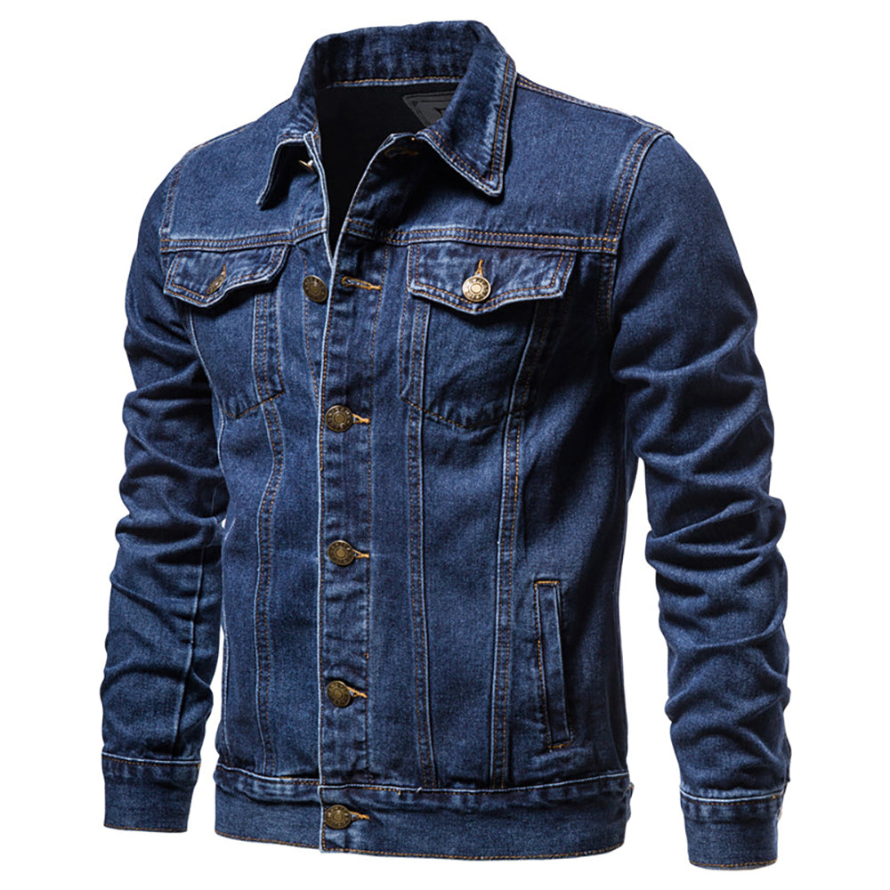 Franklin | Heren Moderne Slim Fit Casual Spijkerjas