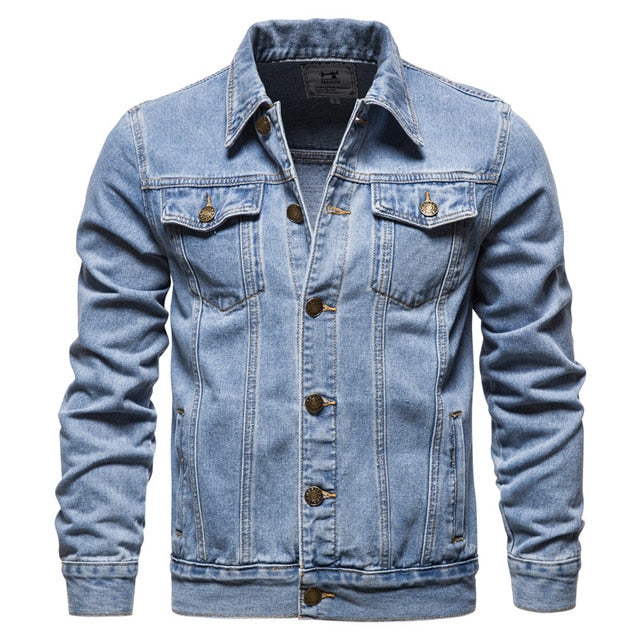 Franklin | Heren Moderne Slim Fit Casual Spijkerjas