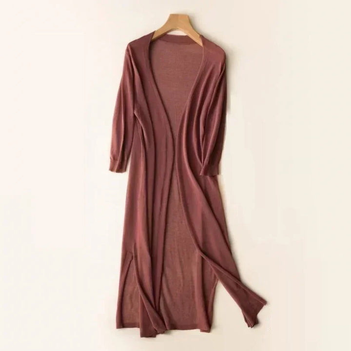 Grace | Dames Casual Lange Gebreide Cardigan