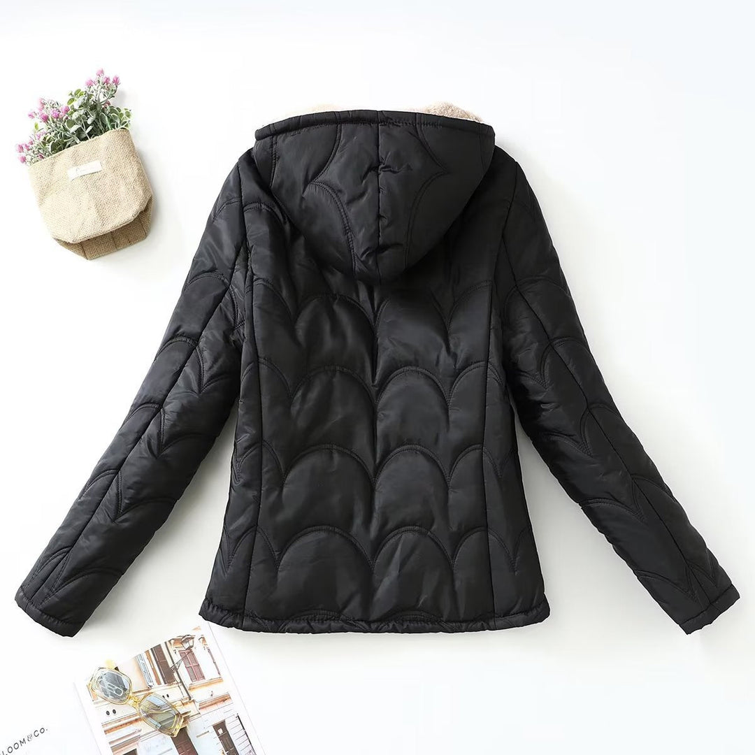 Dames lange mouwenjacke met Capuchon en Zakken