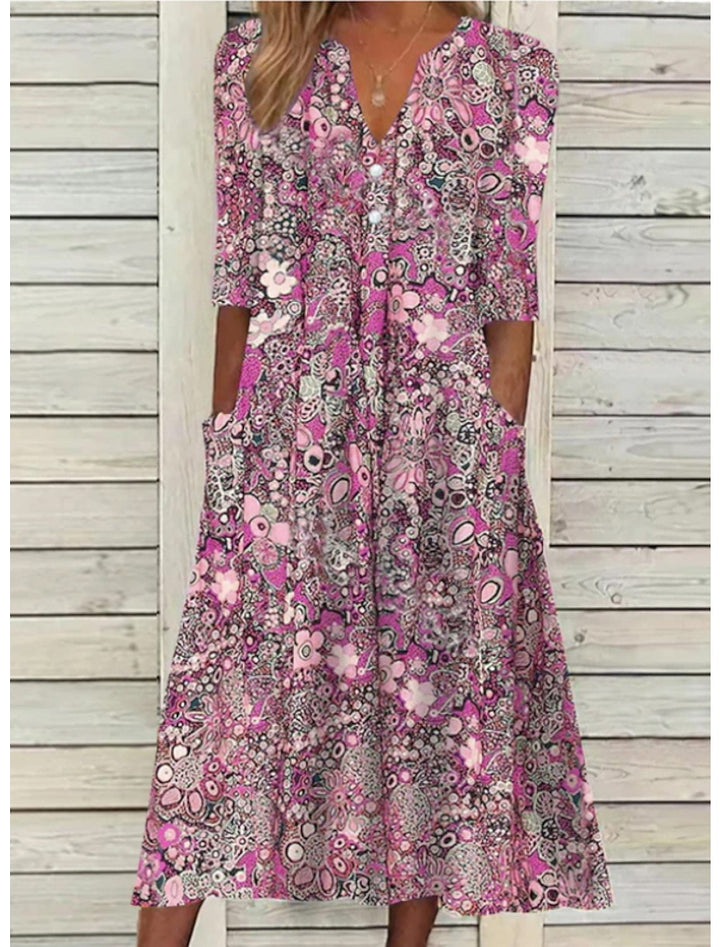 Zomerse Midi-jurk voor Dames
