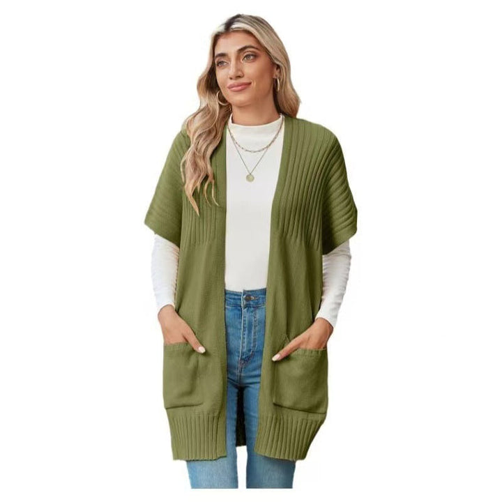 Carinna | Lichtgewicht Open-Front Brei Cardigan