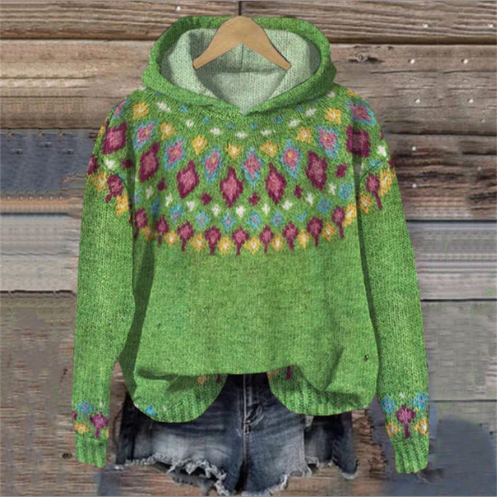 Karine Etnische Retro Hoodie