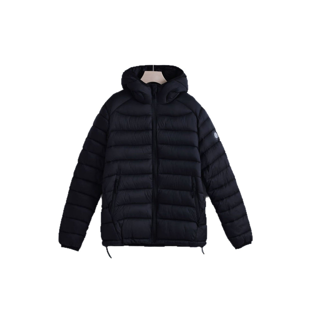 Dames ultralichte gestikte hoodie met taillering