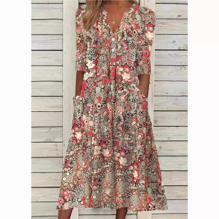 Zomerse Midi-jurk voor Dames