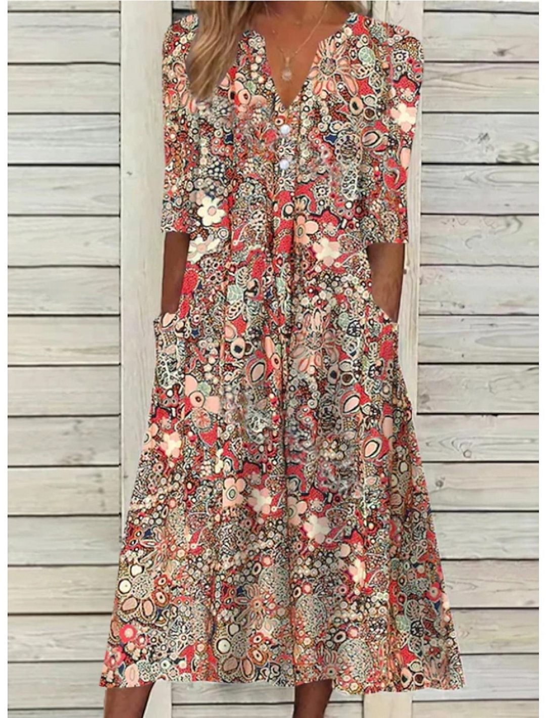 Zomerse Midi-jurk voor Dames