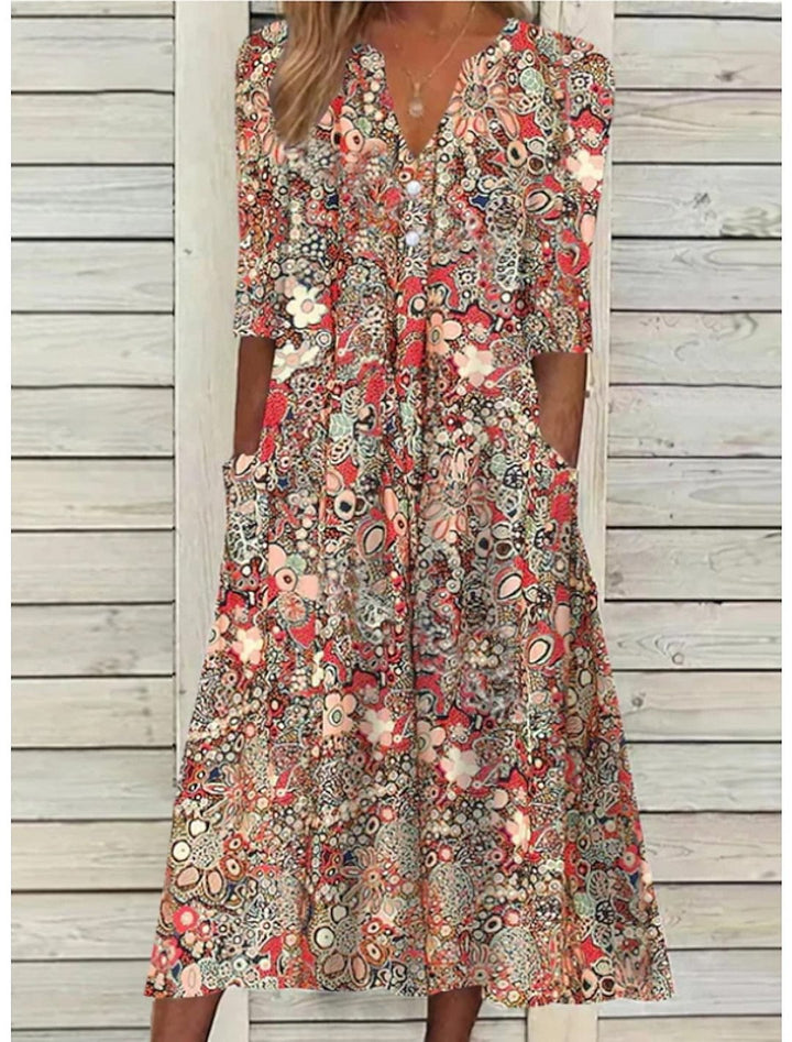 Zomerse Midi-jurk voor Dames
