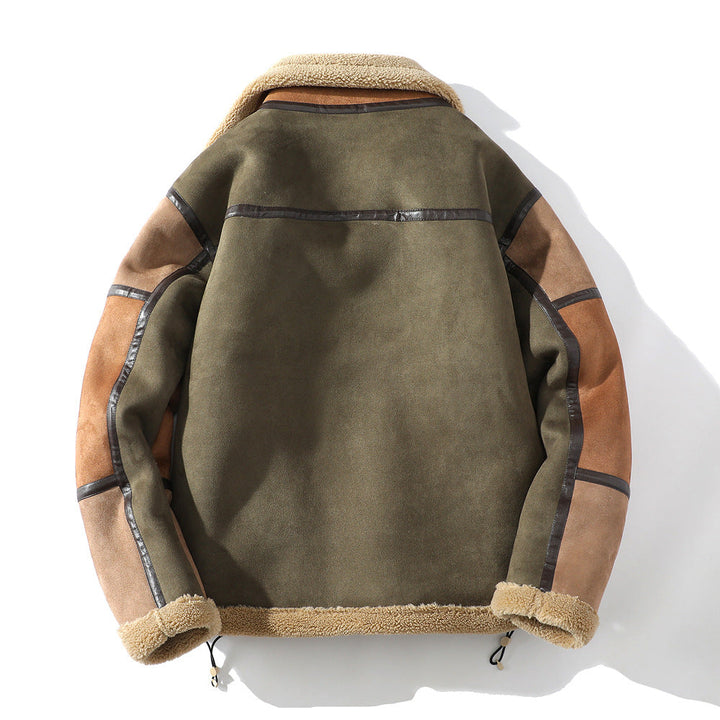 Emilio Valente Suède Fleece Jas