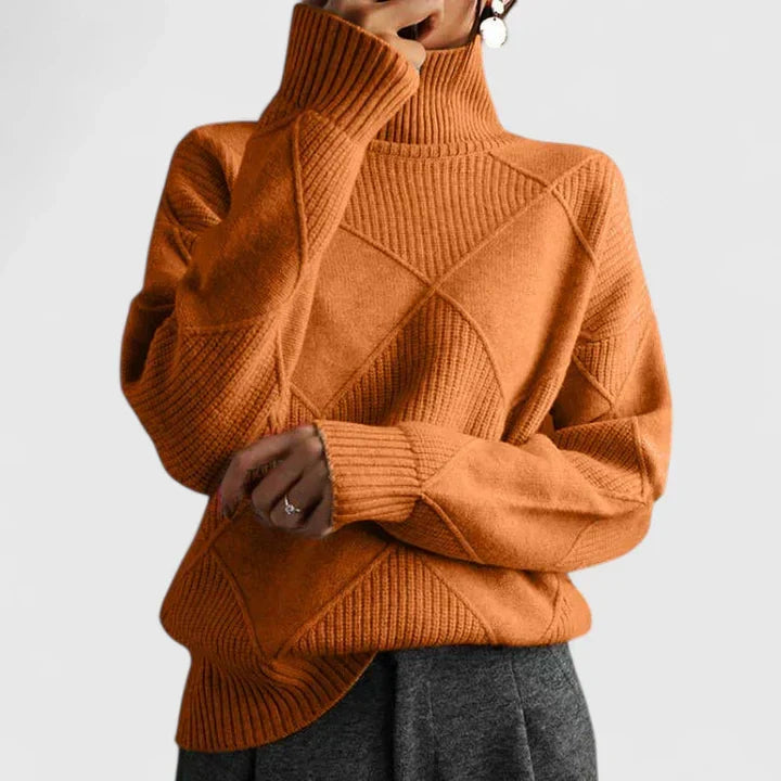WILMA – GEZELLIGE TURTLENECK BREI TRUI