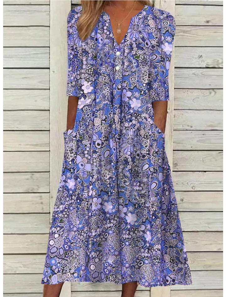 Zomerse Midi-jurk voor Dames