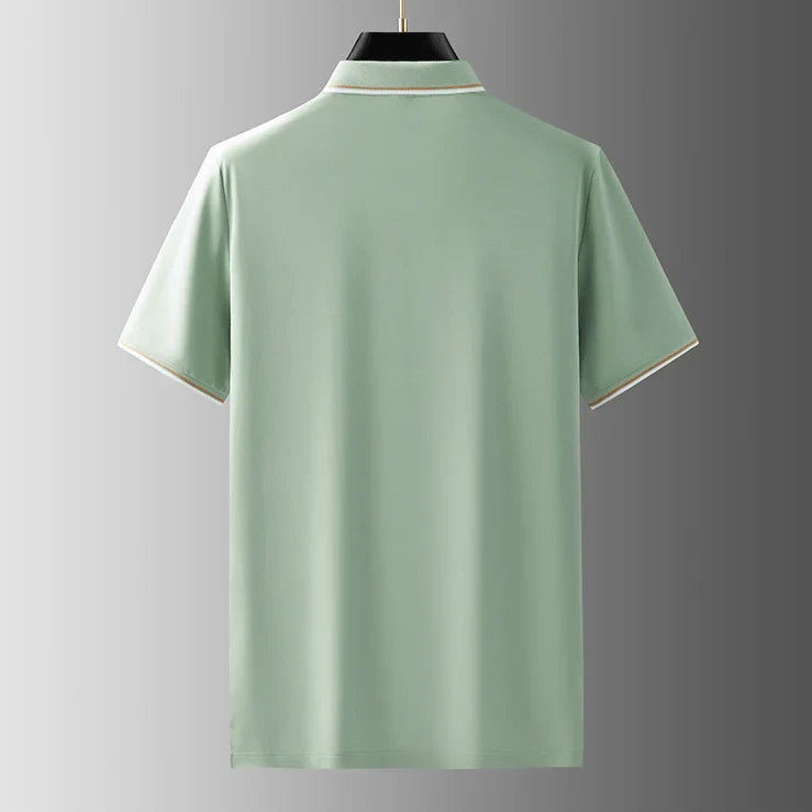 Vincenzo Prestige Zijde Polo Shirt