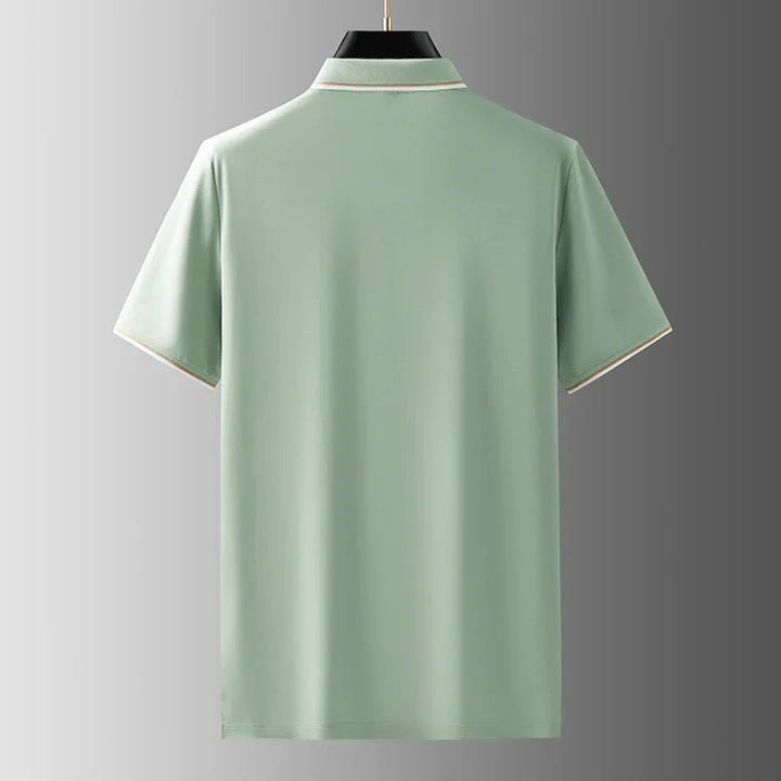 Vincenzo Prestige Zijde Polo Shirt