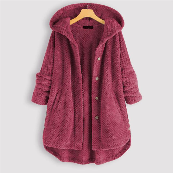 MIRA – GEZELLIGE HOODED KNOOPJAS