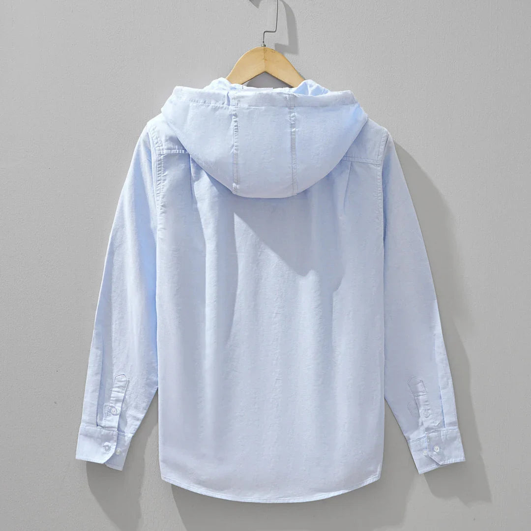 Weston Gestreepte Katoenen Hoodie
