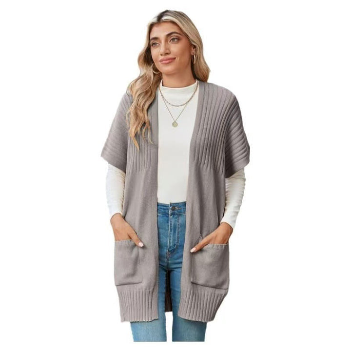 Carinna | Lichtgewicht Open-Front Brei Cardigan
