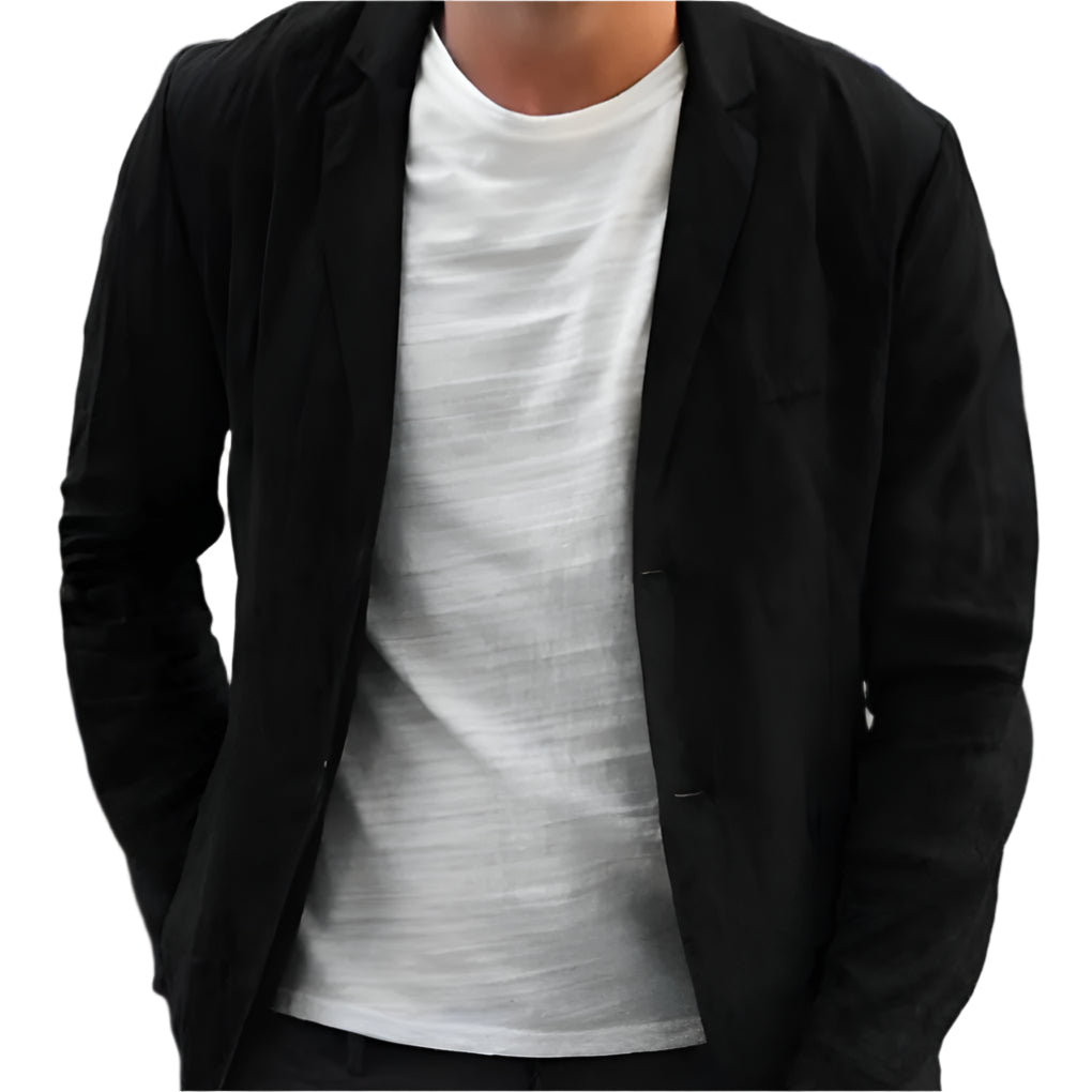 Elegante en Comfortabel herenblazer van linnen voor elke gelegenheid