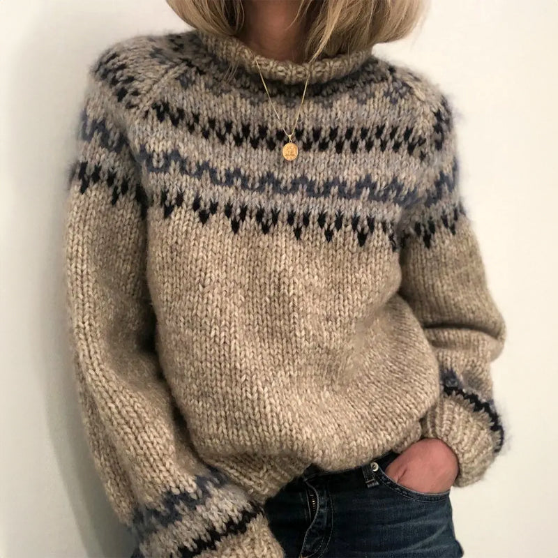 CLAIRE – NOORDISCH PATROON BREISWEATER