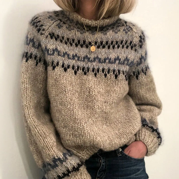 CLAIRE – NOORDISCH PATROON BREISWEATER