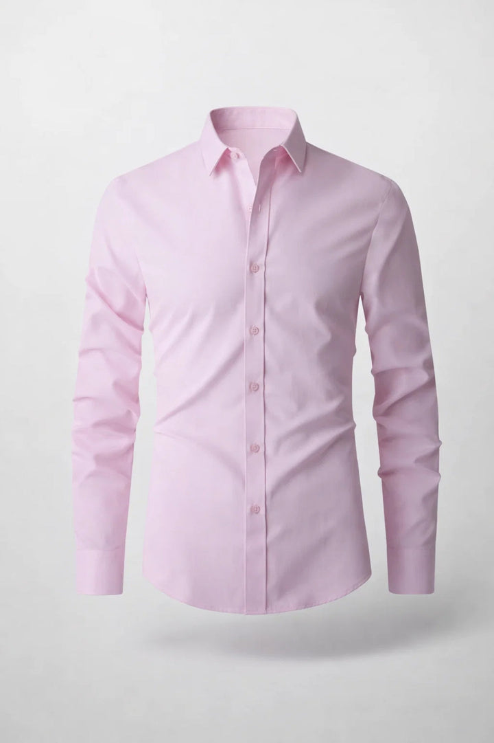 Elegant Overhemd Slim Fit Ademend Comfort