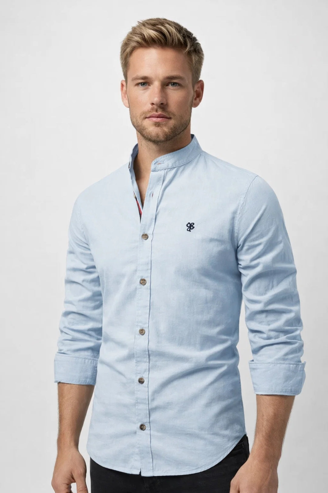 Heren Overhemd Button Down Modern Aansluitend