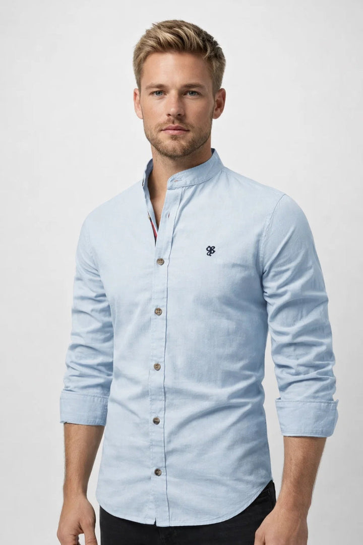 Heren Overhemd Button Down Modern Aansluitend