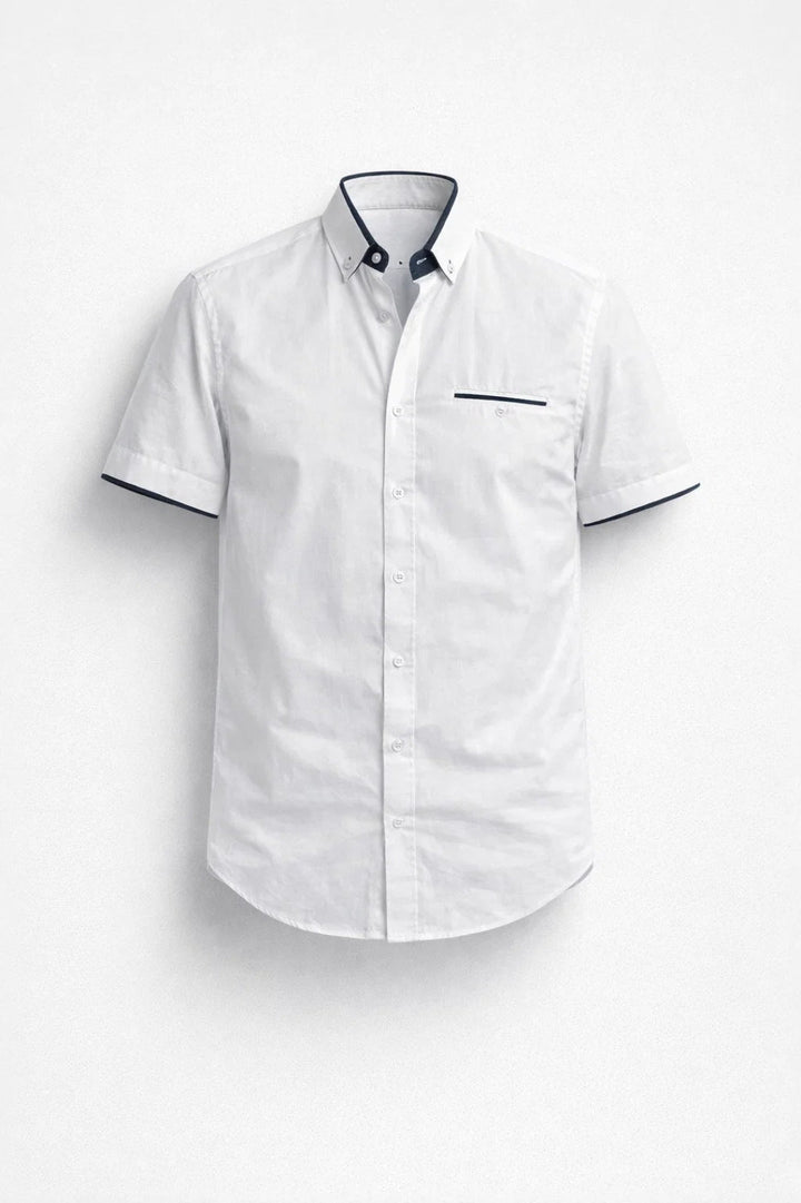 Kortemouw Overhemd met Slim Fit voor Zomerse Stijl