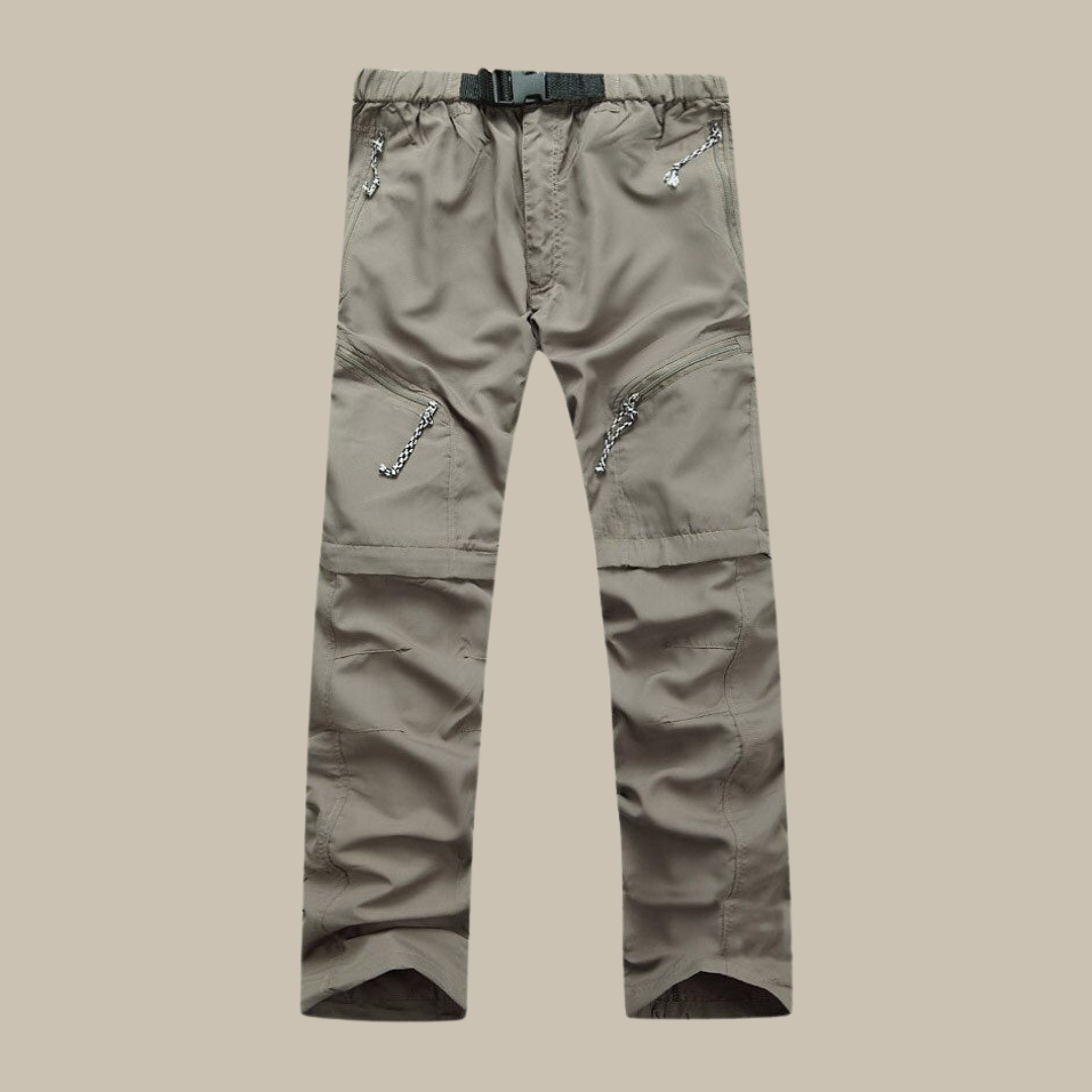 Heren Afritsbroek met Elastische Taille en Ritsen
