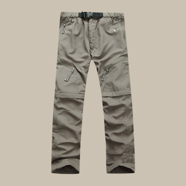 Heren Afritsbroek met Elastische Taille en Ritsen